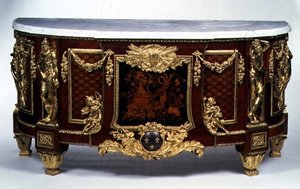 French Regency bombe commode with ormolu mounts